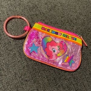 My Little Pony 2013 Hasbro Small Pouch Pink Zip Closure